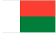 Madagascar Hand Waving Flags